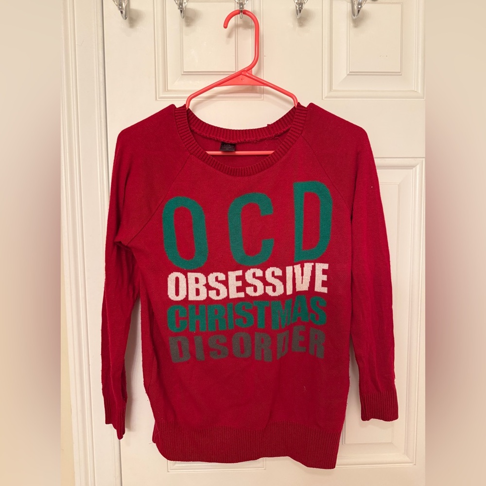 L.O.L. Vintage Red Christmas Sweater